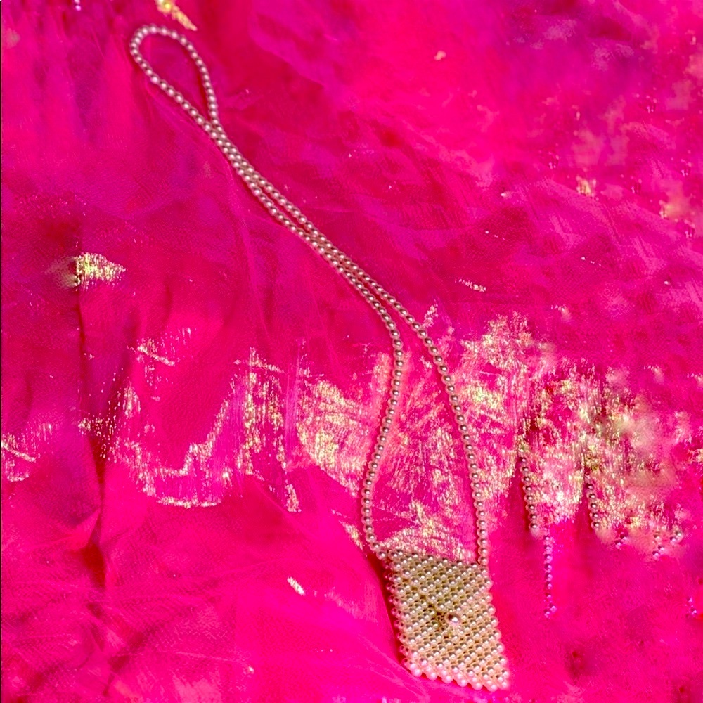 Zara pearl  beaded mini crossbody bag